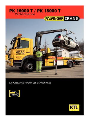 Hydraulic loading cranes Palfinger PK 18000 TC  HPLS