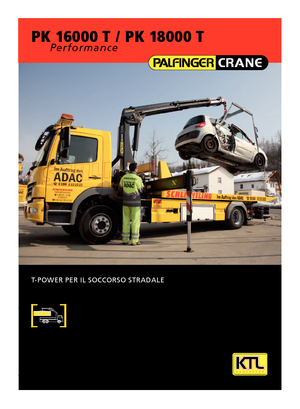 Hydraulic loading cranes Palfinger PK 18000 TC  HPLS