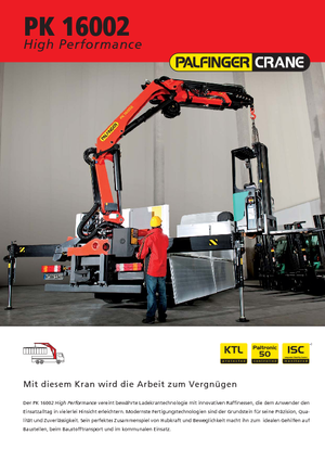 Hidrolik Vinçler Palfinger PK 16002 D