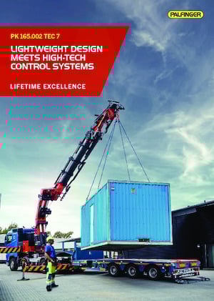 Hydraulic loading cranes Palfinger PK 165.002 TEC 7 H 