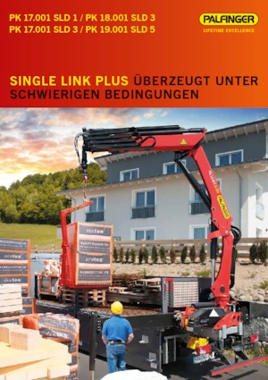 Hydraulic loading cranes Palfinger PK 17.001 SLD 3 A