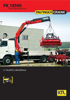 Hydraulic loading cranes Palfinger PK 18500 D