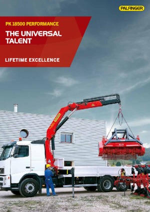 Hydraulic loading cranes Palfinger PK 18500 C