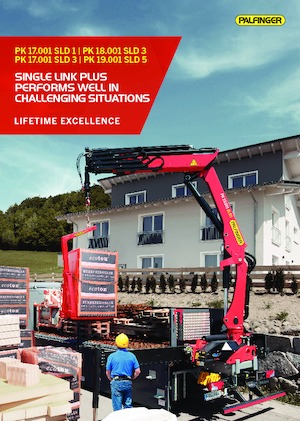 Hydraulic loading cranes Palfinger PK 18.001 SLD 3 C