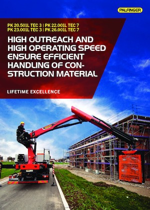 Hydraulic loading cranes Palfinger PK 23.001L TEC 3 C
