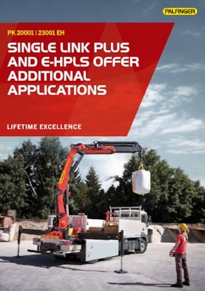 Hydraulic loading cranes Palfinger PK 20001 D