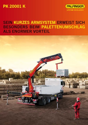 Hydraulic loading cranes Palfinger PK 20001-K C
