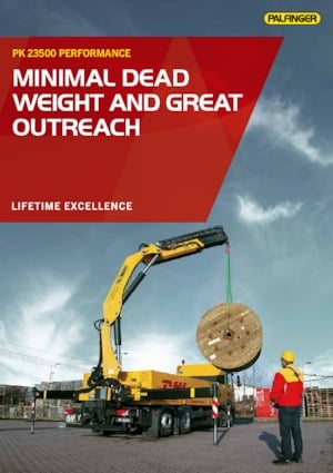 Hydraulic loading cranes Palfinger PK 23500 E
