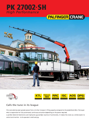 Hidrolik Vinçler Palfinger PK 27002 SH F