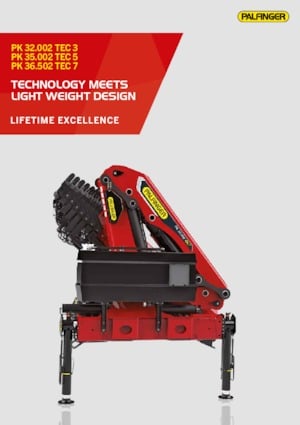 Hydraulic loading cranes Palfinger PK 32.002 TEC 3 C