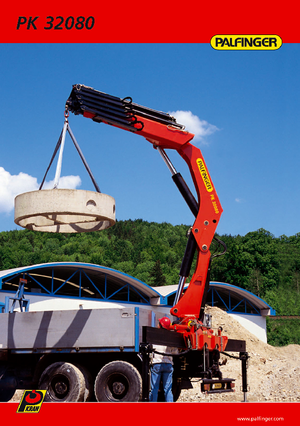 Hydraulic loading cranes Palfinger PK 32080 D