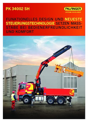 Hydraulic loading cranes Palfinger PK 34002 SH G