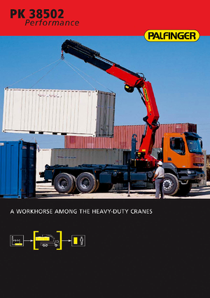Hydraulic loading cranes Palfinger PK 38502 C
