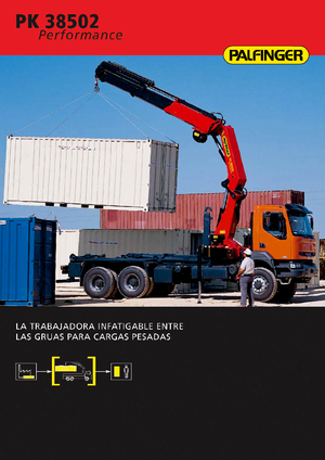 Hydraulic loading cranes Palfinger PK 38502 C
