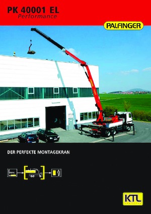 Hydraulic loading cranes Palfinger PK 40001 EL