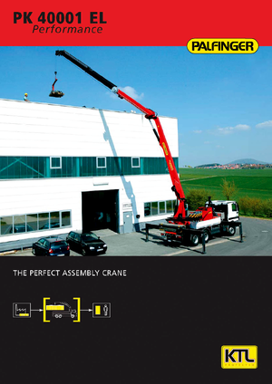 Hydraulic loading cranes Palfinger PK 40001 ELB