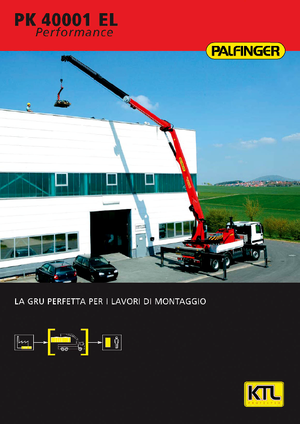 Hydraulic loading cranes Palfinger PK 40001 ELB