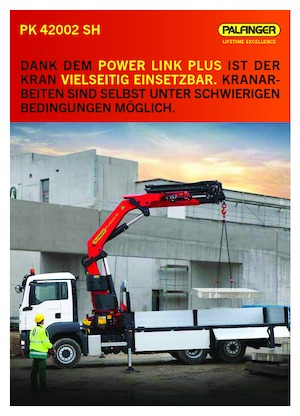 Hydraulic loading cranes Palfinger PK 42002 SH C