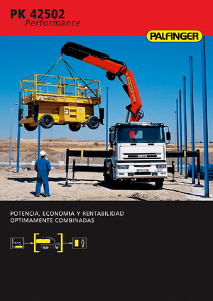 Hydraulic loading cranes Palfinger PK 42502 HPLS B