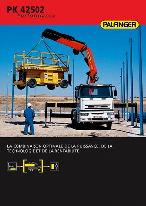 Hydraulic loading cranes Palfinger PK 42502 HPLS B