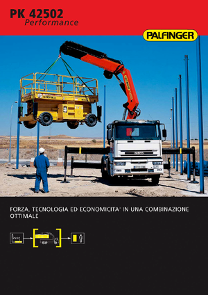 Hydraulic loading cranes Palfinger PK 42502 HPLS B