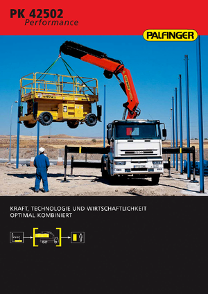 Hydraulic loading cranes Palfinger PK 42502 HPLS B