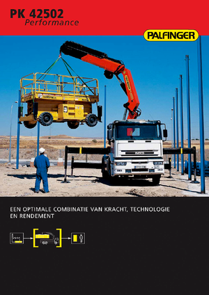 Hydraulic loading cranes Palfinger PK 42502 HPLS B