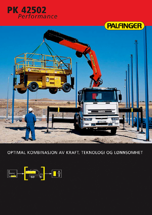 Hydraulic loading cranes Palfinger PK 42502 HPLS B