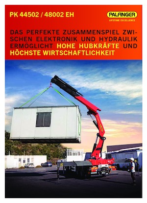 Hydraulic loading cranes Palfinger PK 48002 EH B