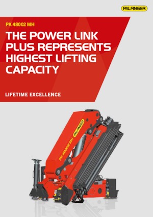 Hydraulic loading cranes Palfinger PK 48002 MH A