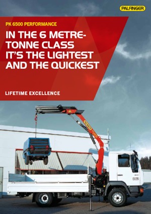 Hydraulic loading cranes Palfinger PK 6500