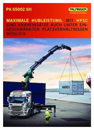 Hidrolik Vinçler Palfinger PK 65002 SH E