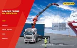 Hydraulic loading cranes Palfinger PK 65002 SH A