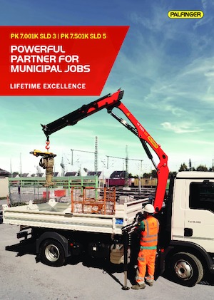 Hydraulic loading cranes Palfinger PK 7.501K SLD 5 A