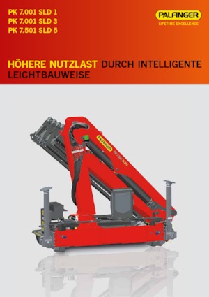 Hidrolik Vinçler Palfinger PK 7.501 SLD 5 C