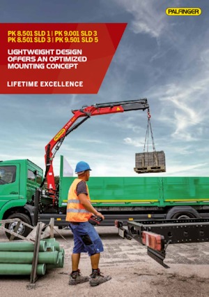 Hydraulic loading cranes Palfinger PK 8.501 SLD 1 C