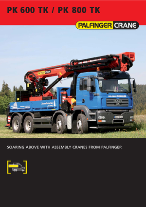 Hydraulic loading cranes Palfinger PK 800 TBKB HPLS