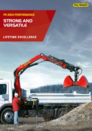 Hydraulic loading cranes Palfinger PK 8500 B