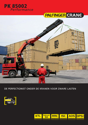 Hidrolik Vinçler Palfinger PK 85002 HPLS F