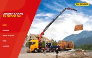 Hydraulic loading cranes Palfinger PK 92002 SH G