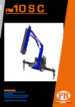 Hydraulic loading cranes PM PM 10 S C