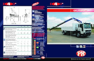 Hydraulic loading cranes PM PM 4