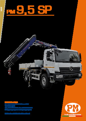 Hydraulic loading cranes PM PM 9.5 SP
