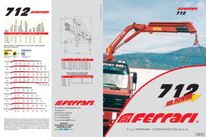 Hydraulic loading cranes Ferrari® SC 712 A4 