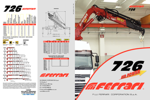 Hidrolik Vinçler Ferrari® SC 726R A4 