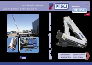 Hydraulic loading cranes Pesci SE 85A H2B3