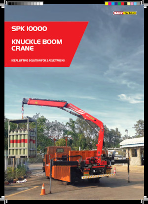 Hydraulic loading cranes Sany SPK 10000 C