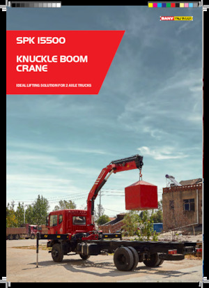 Hydraulic loading cranes Sany SPK 15500 C