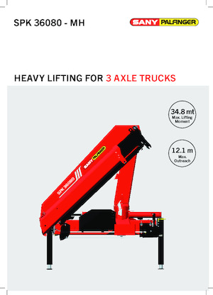 Hidrolik Vinçler Sany SPK 36080 B