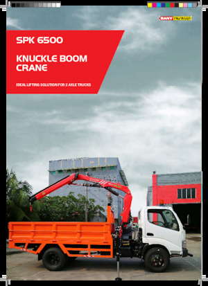 Hydraulic loading cranes Sany SPK 6500 A